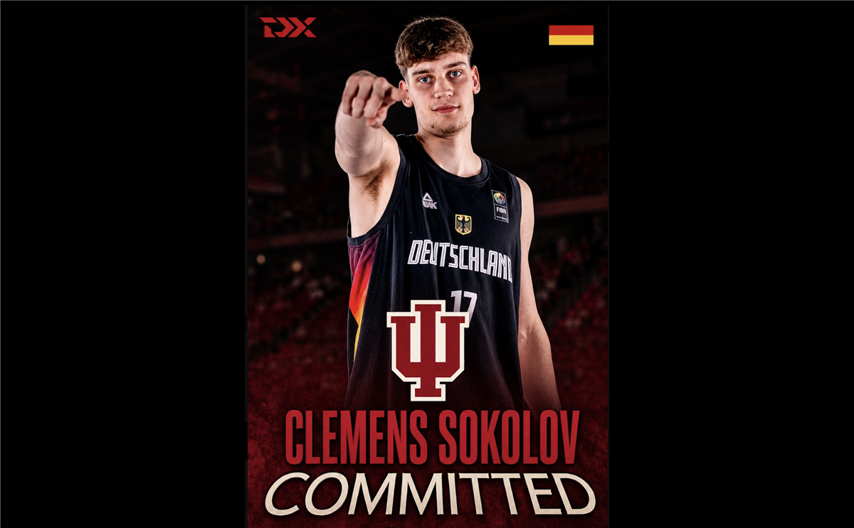 Indiana basketball recruiting IU adds 7foot German center Clemens Sokolov for the 202627 season