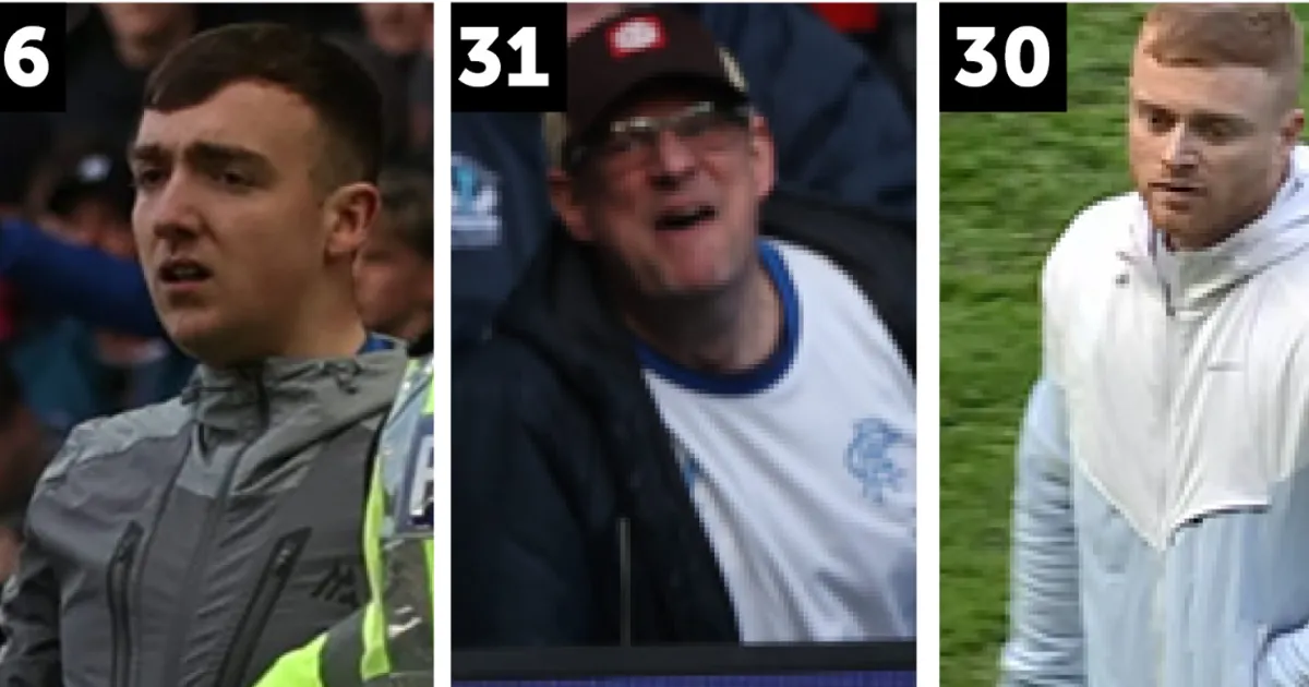 Cops probing Ibrox fan violence after Old Firm match release CCTV of 24 people
