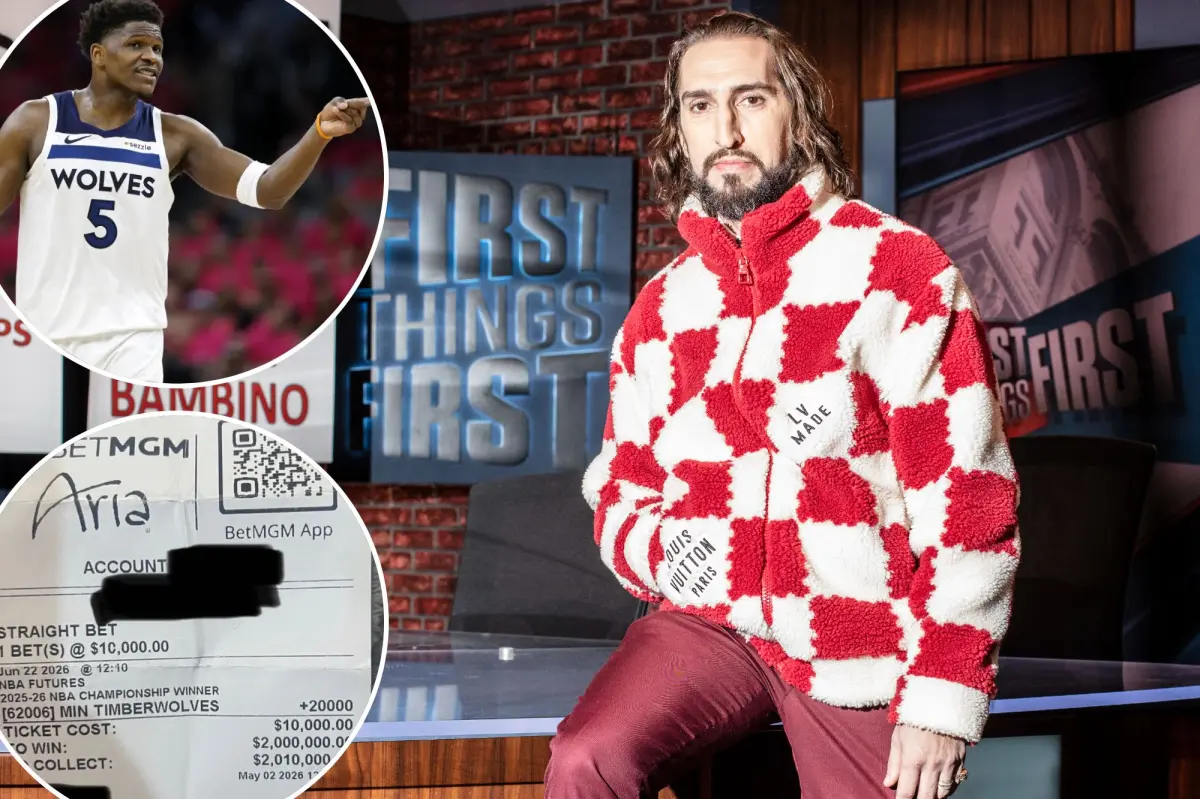 Nick Wright tells The Post about how a wild night in Vegas ended with a $2 million Timberwolves bet